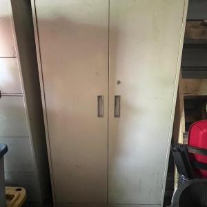 Photo of Lockable 2 Door Metal Cabinet #2