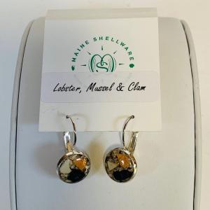 Photo of Lot 239: 925 Gold Vermeil Hoop Earrings, Maine Shell ware Earrings, Starfish, Sa