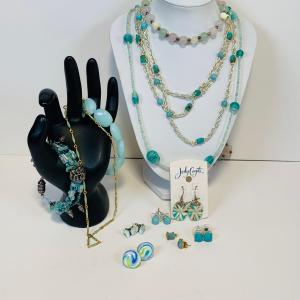 Photo of Lot 237: Silver Tone Beaded Necklaces, Magnetic Bracelet, Jody Coyote Sterling S