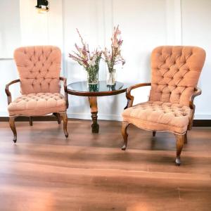 Photo of Pair of Vintage Accent Chairs