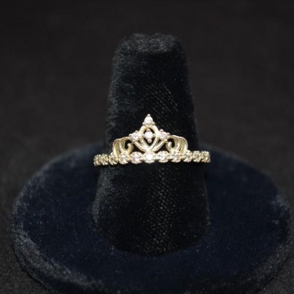 Photo of 925 Sterling Tiara Ring Size 8 2.2g