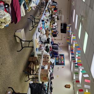 Photo of HUGE joint church rummage sales