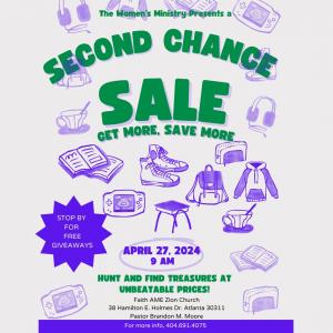 Photo of Second Chance Sale