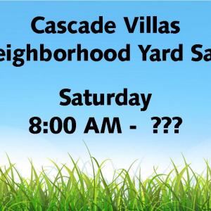 Photo of Cascade Villas Condominiums - Spring Neighborhood Yard Sale!!!
