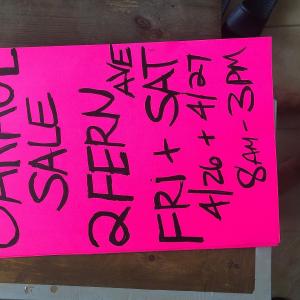 Photo of Garage sale 2 Fern Avenue Freehold April 26/27