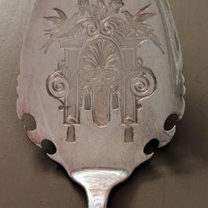 Photo of Reed & Barton Antique Silver plate cake server Aesthetic Late Victorian