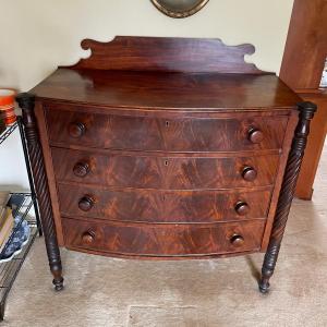 Photo of Early 19th Century English Bowfront Chest of Drawers