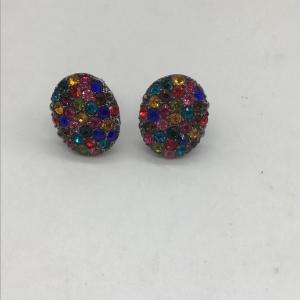 Photo of Vintage colorful clip on earrings