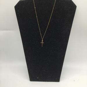 Photo of 12K gold filled cross necklace