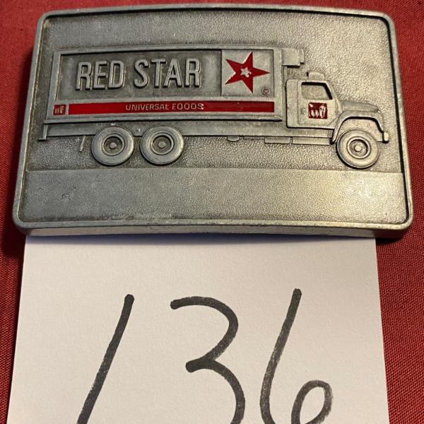 Photo of Vintage Red Star Buckle