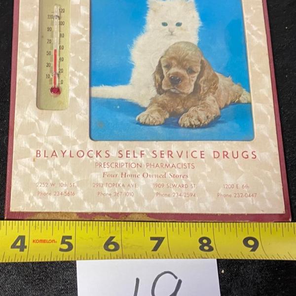 Photo of Vintage Blaylock Drugs Advertising