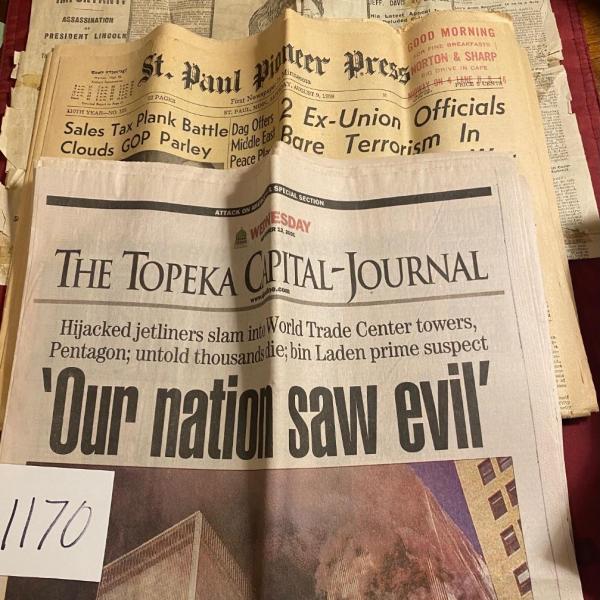 Photo of Vintage Newspapers