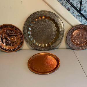 Photo of Decorative Brass Tin Plates