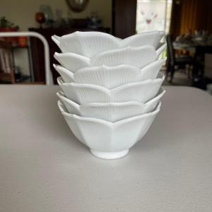 Photo of Set of 6 White Ceramic Bowl