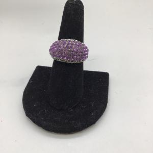 Photo of Adjustable purple costume ring
