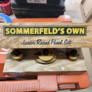 Photo of Sommerfeld's Own Junior Raised Panel set Router bit