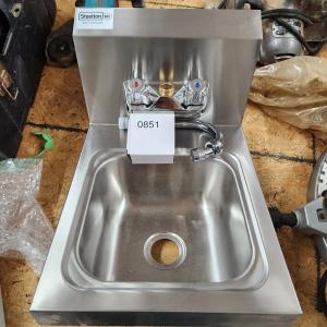 Photo of Steelton 12" x 16" Wall Mounted Hand Sink with Gooseneck Faucet