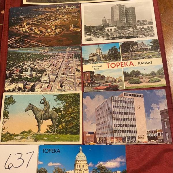 Photo of Vintage Topeka Ks Postcards
