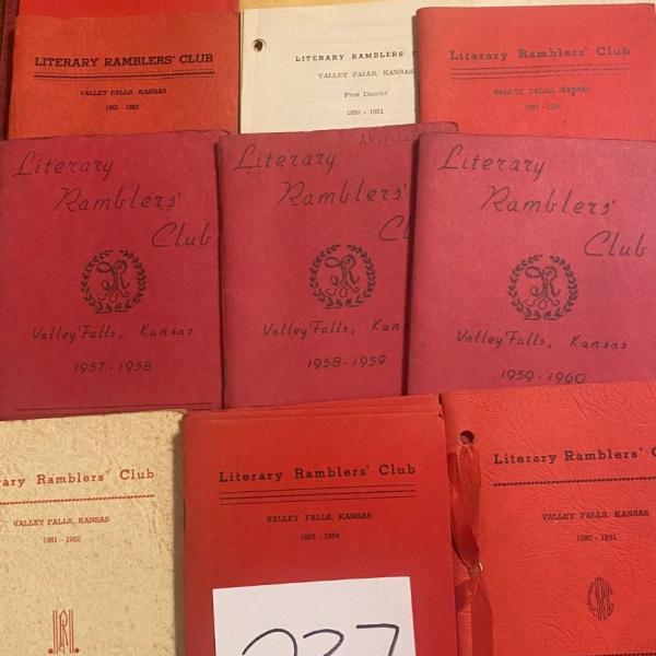 Photo of VF 1950s Literary Ramblers Club Booklets