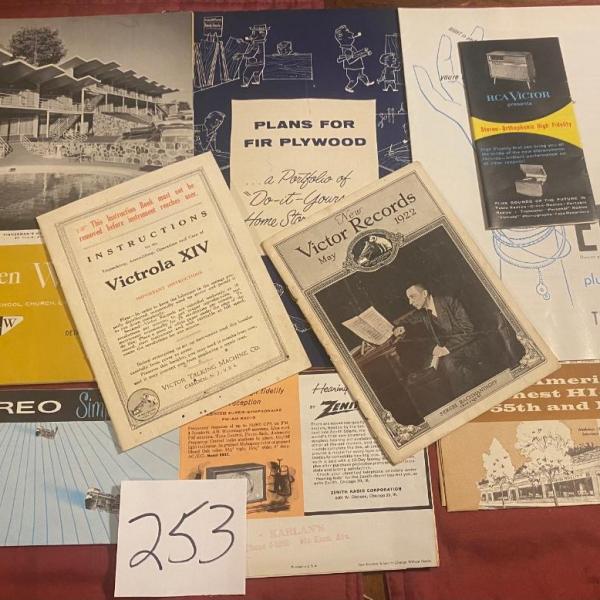 Photo of 1922 Victor Booklet and More