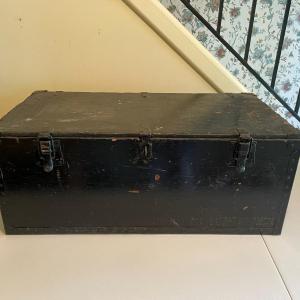 Photo of Vintage Black Painted Chest