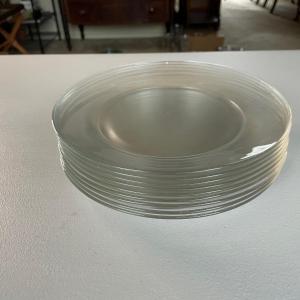 Photo of Vintage Arcoroc France Clear Luncheon Plates 