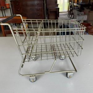 Photo of Vintage Metal Miniature Shopping Cart