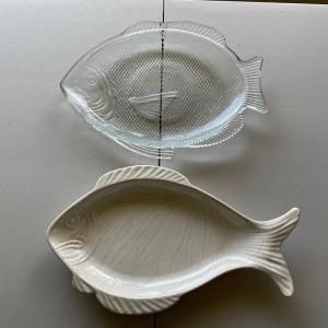 Photo of Vintage Fish Shaped Serving Dish / Platters