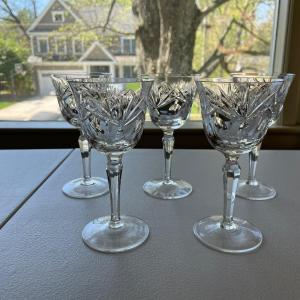 Photo of Vintage Crystal Wine Glasses - Andernach by Nachtmann