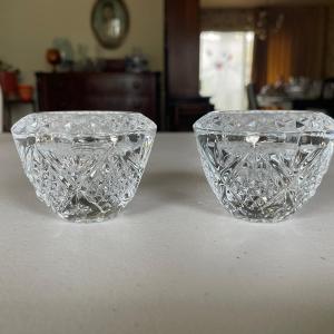 Photo of Vintage Crystal Small Candle Holders