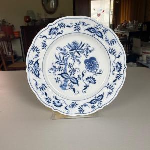 Photo of Vintage Blue Danube Porcelain Scalloped Salad Plates