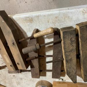 Photo of Primitive Wood Clamps Lot