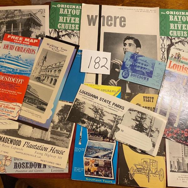 Photo of Vintage Louisiana Trip Brochures