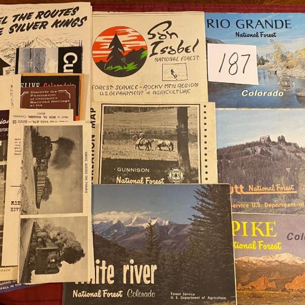 Photo of Vintage Colorado Trip Brochures