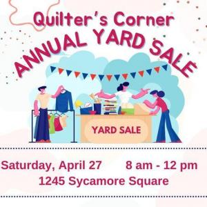 Photo of Quilter's Corner annual yard sale