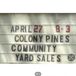 Photo of 911 Silversmith Circle NN Colony Pines Community Yard Sale