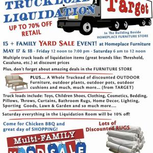 Photo of Multi family yard sales and truckload liquidation loads