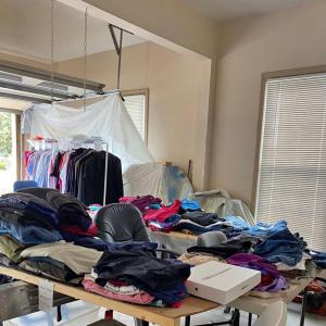 Photo of Outdoor gear, woman’s man’s cloths, tools yard sell