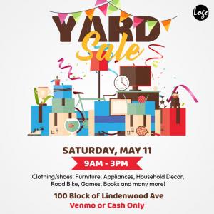 Photo of Yard Sale May 11th 9am-3pm