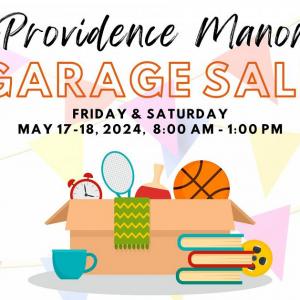 Photo of Providence Manor HOA Annual Neighborhood Garage Sale May 17-18