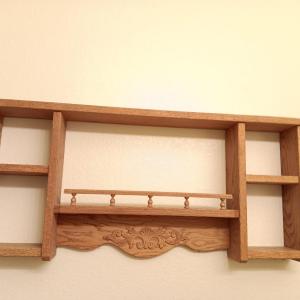 Photo of Oak wall mount Knick Nack shelf