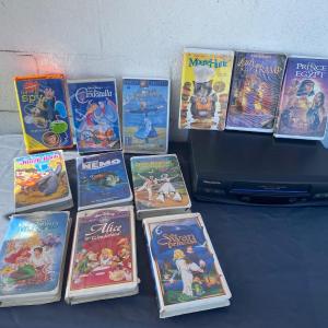 Photo of Panasonic 4Head VCR and Disney Movies Galore
