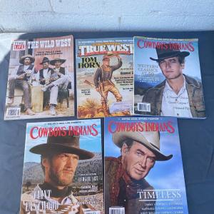 Photo of Cowboys and Indians, True West and Time’s The Wild West Magazines
