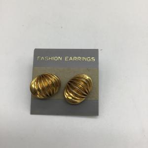Photo of Gold toned fashion earrings