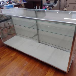 Photo of Vintage Glass Front Sales Retail Display Case Cabinet