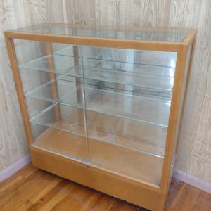 Photo of Vintage Waddell Wood and Glass Display Case