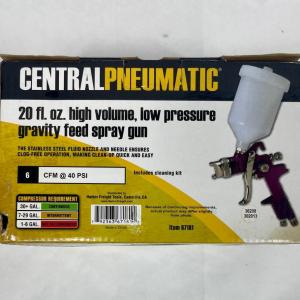Photo of Central Pneumatic Gravity Feed Spray Gun