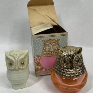 Photo of Vintage Owl Perfume Bottle Lot of 2