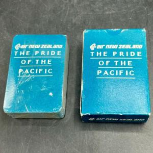 Photo of Air New Zealand Airline Pride of the Pacific Playing Cards NIB. sealed