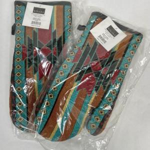 Photo of 2 Oven Mitts - New in package - Southwestern Print Material